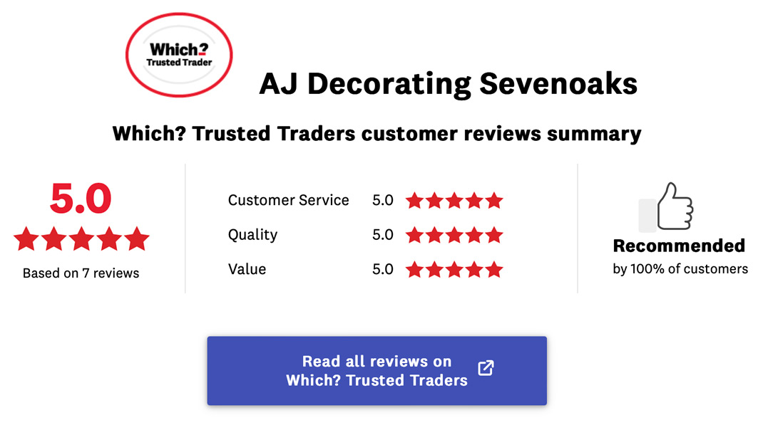 AJ Decorating Sevenoaks on Which?